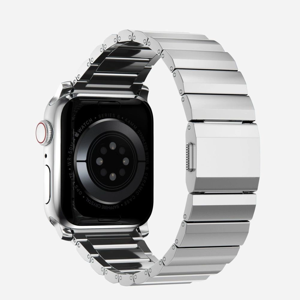 Tech-Protect SteelBand for Apple Watch 4 / 5 / 6 / 7 / 8 / 9 / SE / Ultra 1 / 2 (42/44/45/49 mm) - silvereng