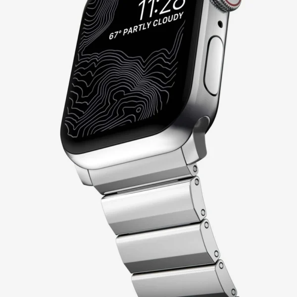 Tech-Protect SteelBand for Apple Watch 4 / 5 / 6 / 7 / 8 / 9 / SE / Ultra 1 / 2 (42/44/45/49 mm) - silvereng