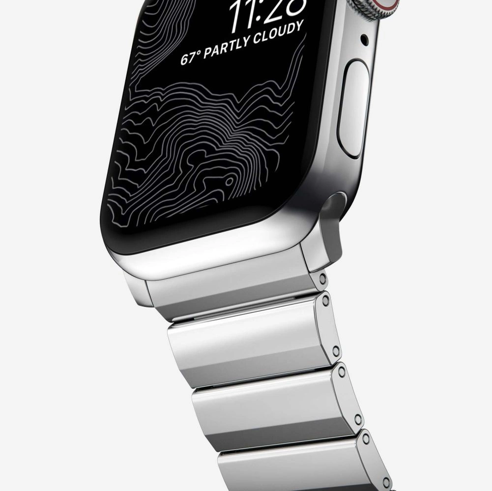 Tech-Protect SteelBand for Apple Watch 4 / 5 / 6 / 7 / 8 / 9 / SE / Ultra 1 / 2 (42/44/45/49 mm) - silvereng