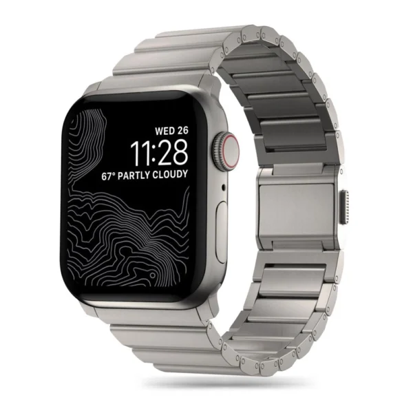 Tech-Protect SteelBand for Apple Watch 4 / 5 / 6 / 7 / 8 / 9 / SE / Ultra 1 / 2 (42/44/45/49 mm) - titaniumeng