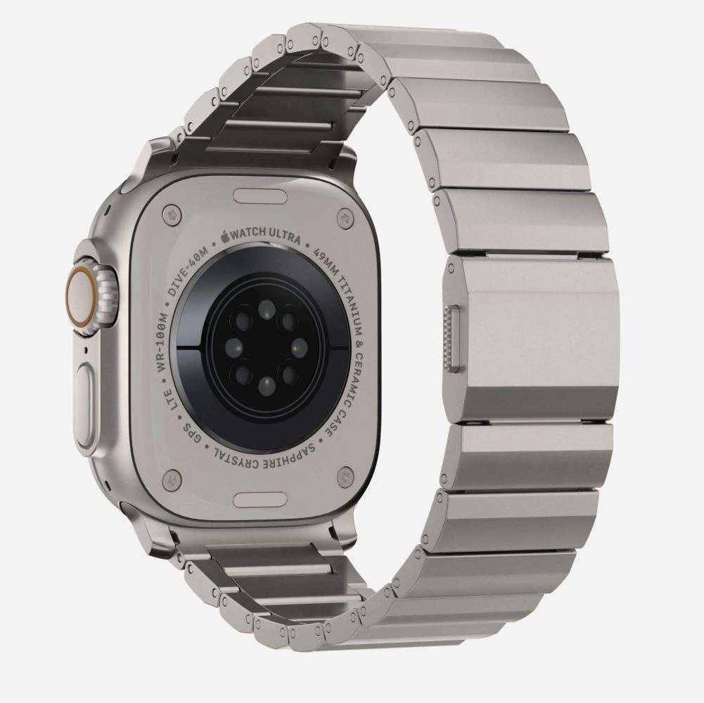 Tech-Protect SteelBand for Apple Watch 4 / 5 / 6 / 7 / 8 / 9 / SE / Ultra 1 / 2 (42/44/45/49 mm) - titaniumeng