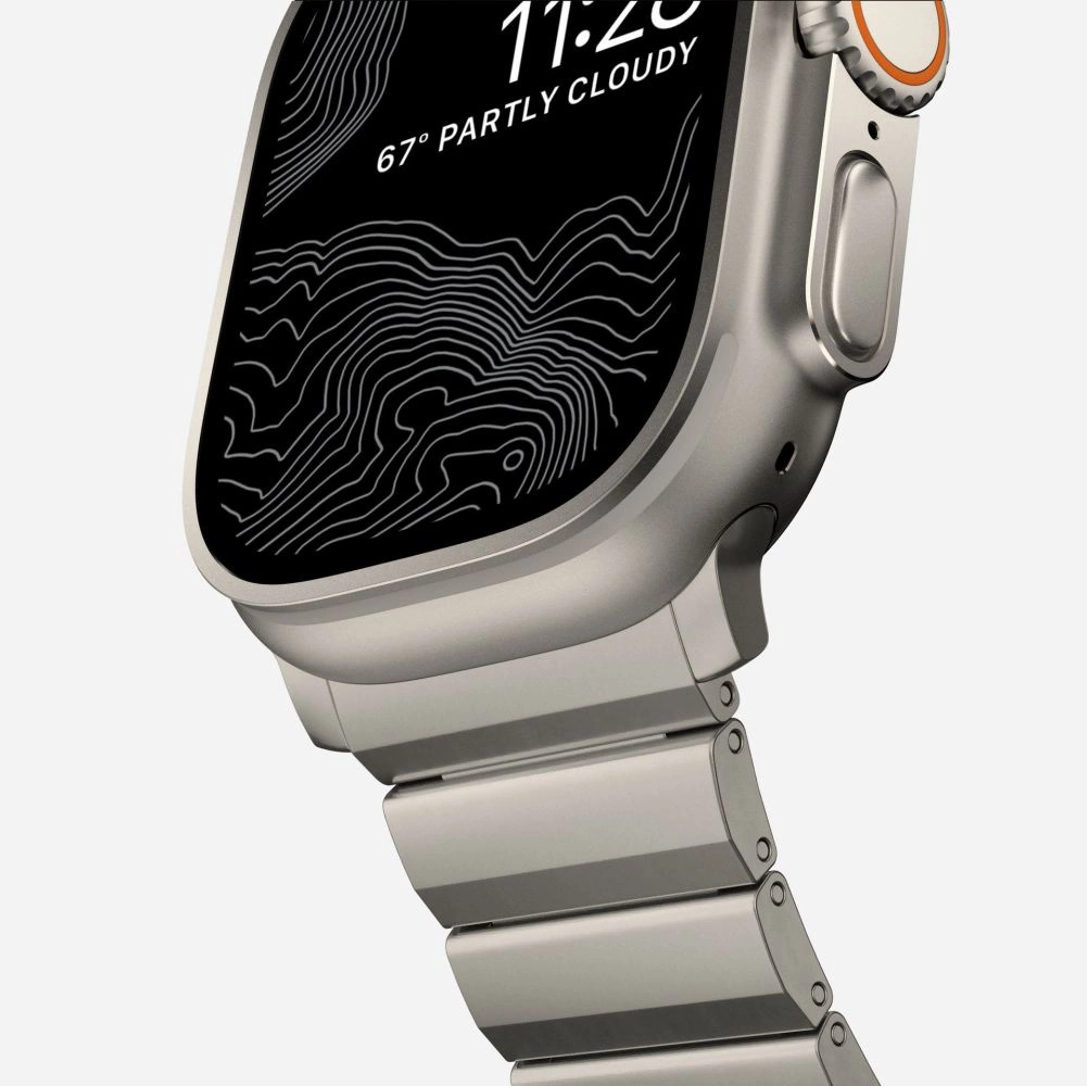 Tech-Protect SteelBand for Apple Watch 4 / 5 / 6 / 7 / 8 / 9 / SE / Ultra 1 / 2 (42/44/45/49 mm) - titaniumeng