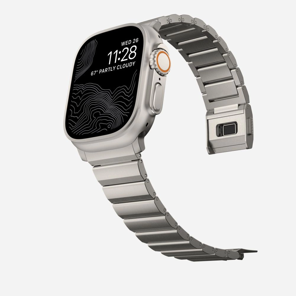 Tech-Protect SteelBand for Apple Watch 4 / 5 / 6 / 7 / 8 / 9 / SE / Ultra 1 / 2 (42/44/45/49 mm) - titaniumeng
