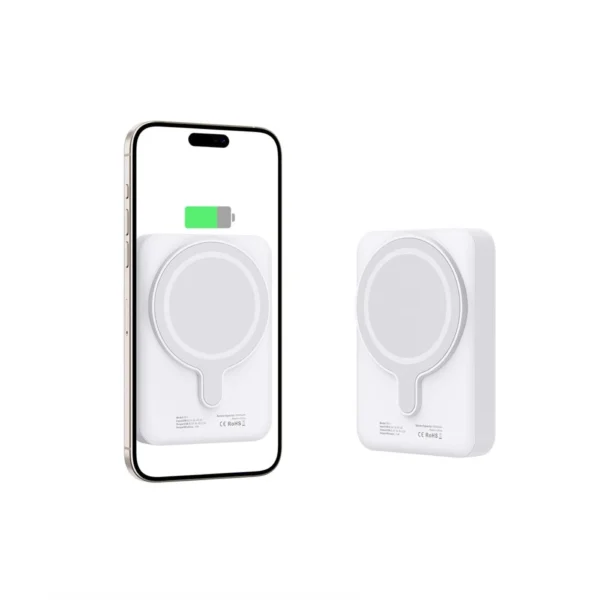 Tech-Protect LifeMag PB11 Powerbank with MagSafe 10000mAh 15W USB-C port - white + USB-C cableeng