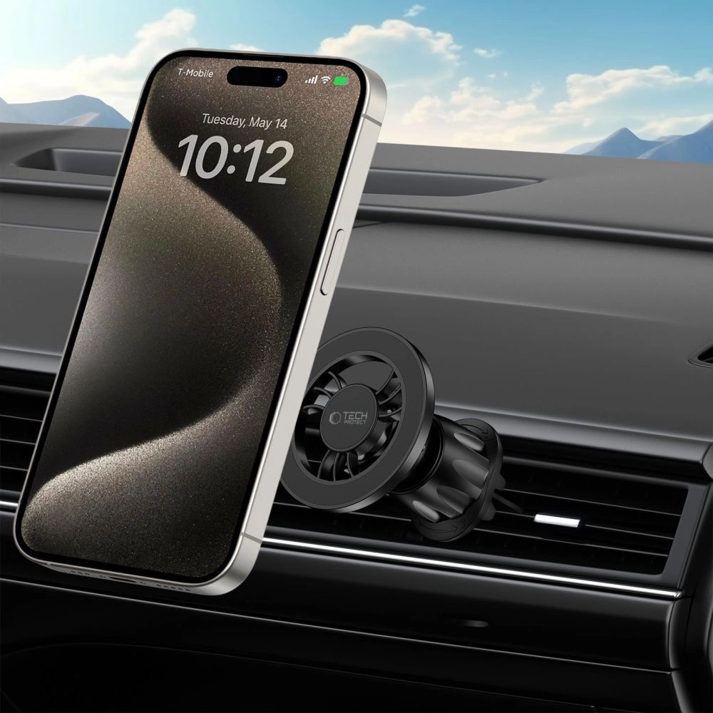 Tech-Protect N56 Magnetic Car Phone Holder with MagSafe for Air Vent - Blackeng