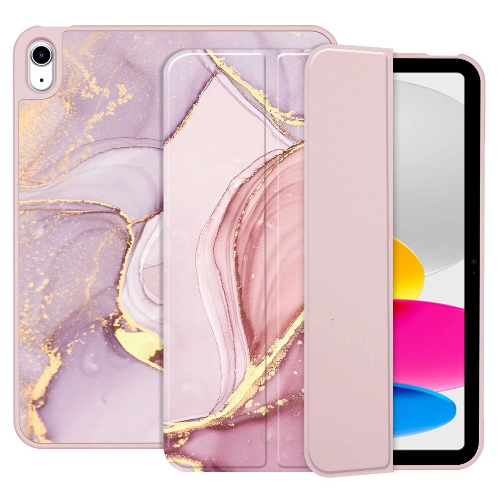 Tech-Protect SC Pen Case for iPad 10.9" 2022 - Pink Marbleeng
