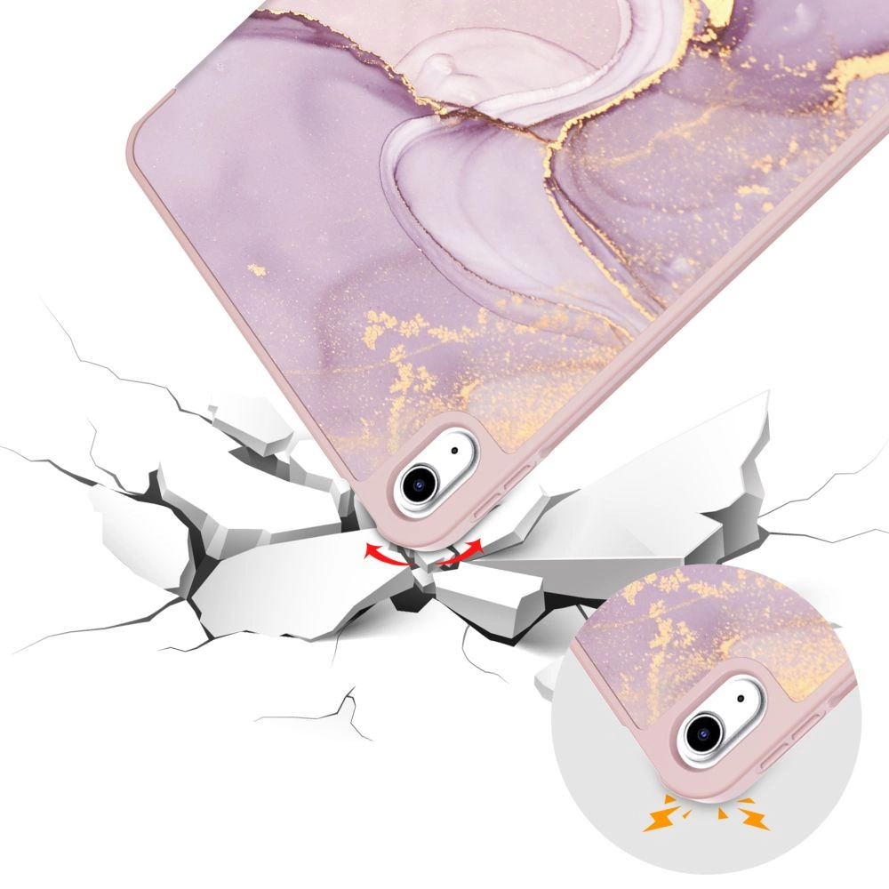Tech-Protect SC Pen Case for iPad 10.9" 2022 - Pink Marbleeng