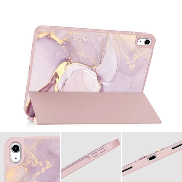 Tech-Protect SC Pen Case for iPad 10.9" 2022 - Pink Marbleeng