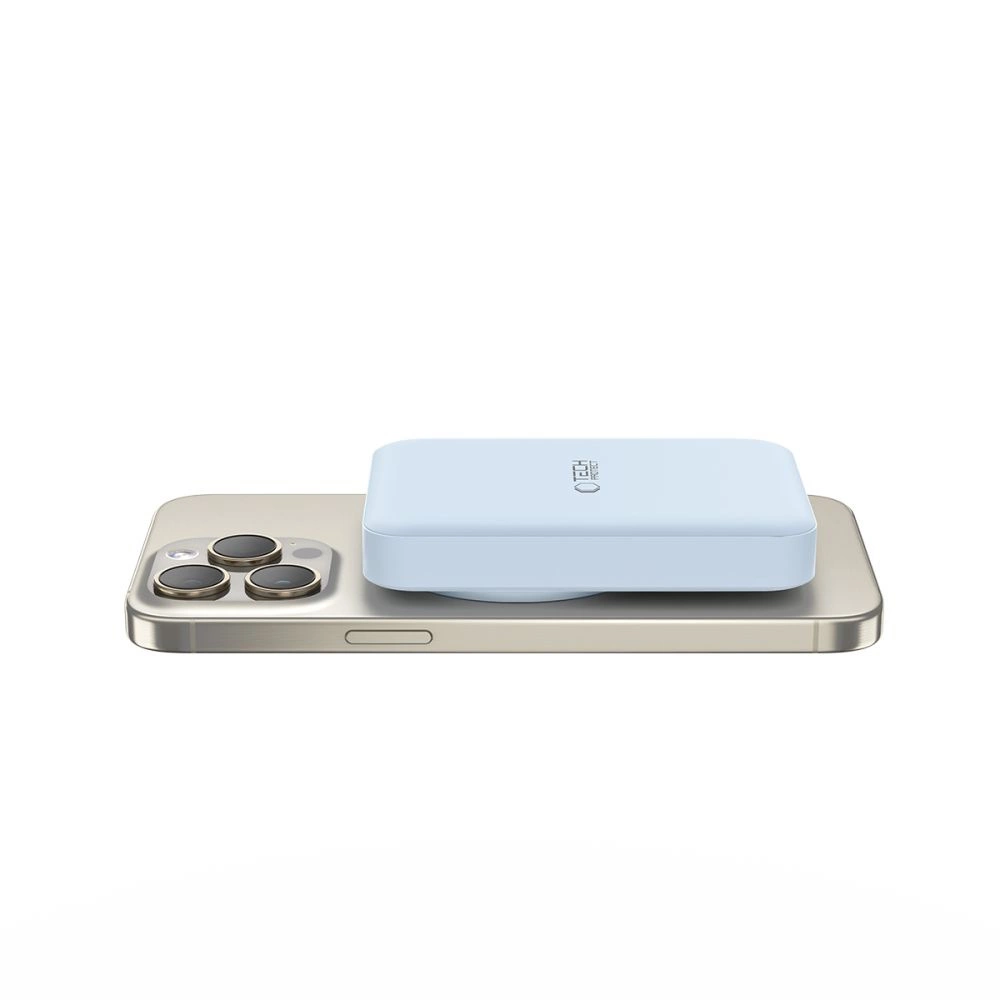 Tech-Protect LifeMag PB11 Powerbank with MagSafe 10000mAh 15W USB-C port - blue + USB-C cableeng