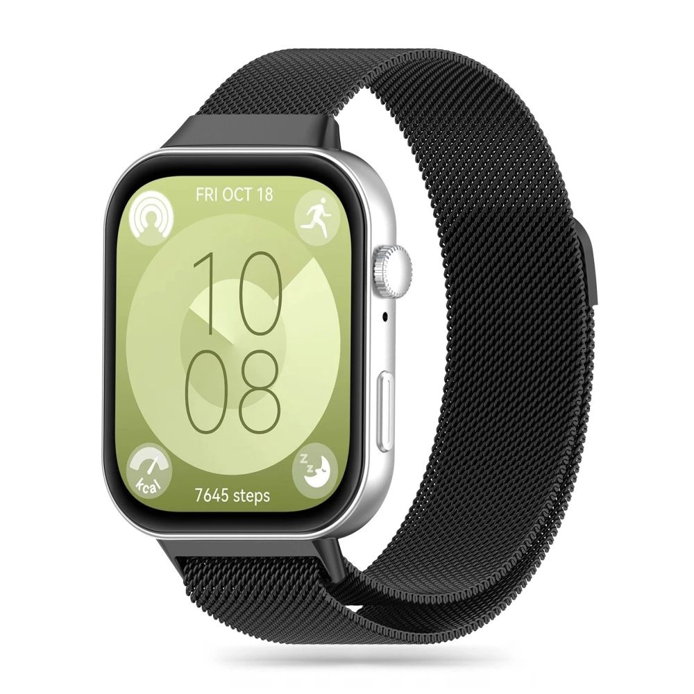 Tech-Protect MilaneseBand for Huawei Watch Fit 3 - Blackeng