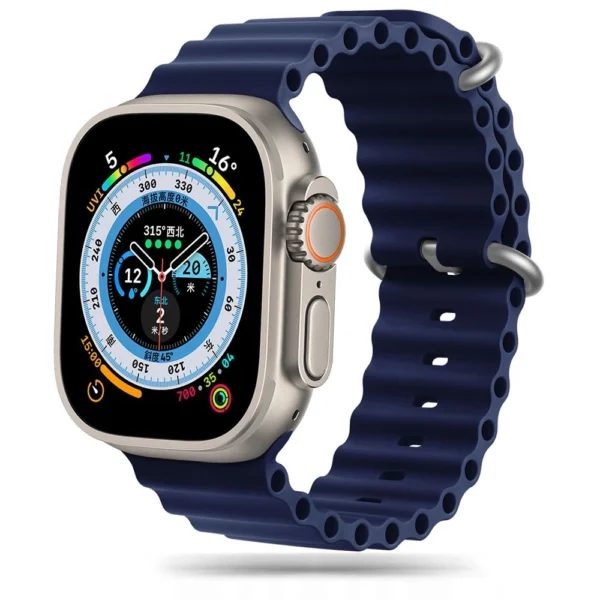 Tech-Protect IconBand Pro Strap for Apple Watch 4 / 5 / 6 / 7 / 8 / 9 / SE / Ultra 1 / 2 (42/44/45/49 mm) - Navy Blueeng