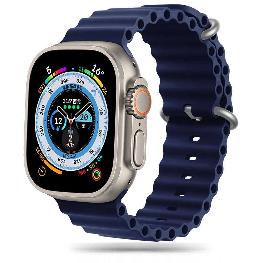 Tech-Protect IconBand Pro Strap for Apple Watch 4 / 5 / 6 / 7 / 8 / 9 / SE / Ultra 1 / 2 (42/44/45/49 mm) - Navy Blueeng