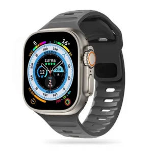 Tech-Protect IconBand Line Strap for Apple Watch 4 / 5 / 6 / 7 / 8 / 9 / SE / Ultra 1 / 2 (42/44/45/49 mm) - Dark Grayeng
