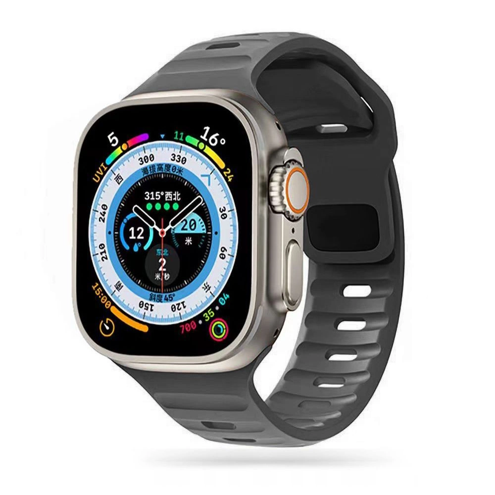 Tech-Protect IconBand Line Strap for Apple Watch 4 / 5 / 6 / 7 / 8 / 9 / SE / Ultra 1 / 2 (42/44/45/49 mm) - Dark Grayeng