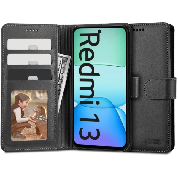 Tech-Protect Wallet Case for Xiaomi Redmi 13 - Blackeng
