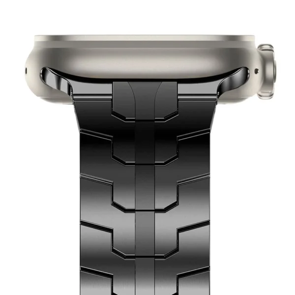 Tech-Protect Stainless Line Bracelet for Apple Watch 4 / 5 / 6 / 7 / 8 / 9 / SE / Ultra 1 / 2 (42/44/45/49 mm) - Blackeng