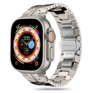 Tech-Protect Stainless Line bracelet for Apple Watch 4 / 5 / 6 / 7 / 8 / 9 / SE / Ultra 1 / 2 (42/44/45/49 mm) - titaniumeng