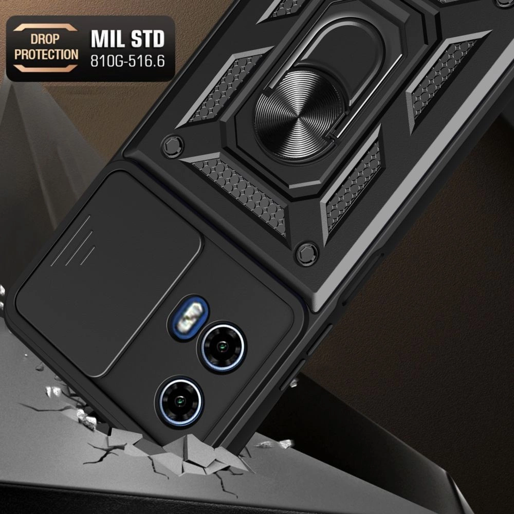 Tech-Protect CamShield Pro Case for Motorola Edge 50 Fusion 5G - Blackeng