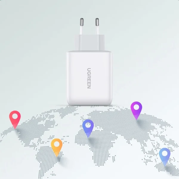 Ugreen Fast USB Type C / USB Wall Charger 36 W Quick Charge 4.0 Power Delivery white (60468 CD170)eng
