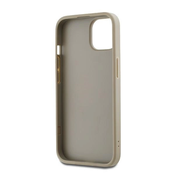 DKNY Wrist Strap Stock Logo case for iPhone 15 Plus - beigeeng