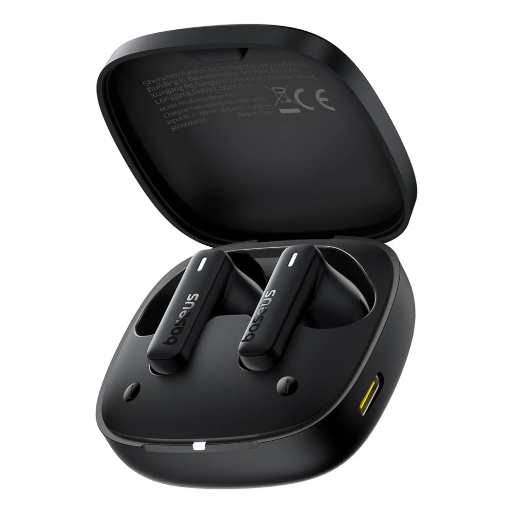 Baseus Bowie E19 TWS In-Ear Wireless Headphones - Blackeng