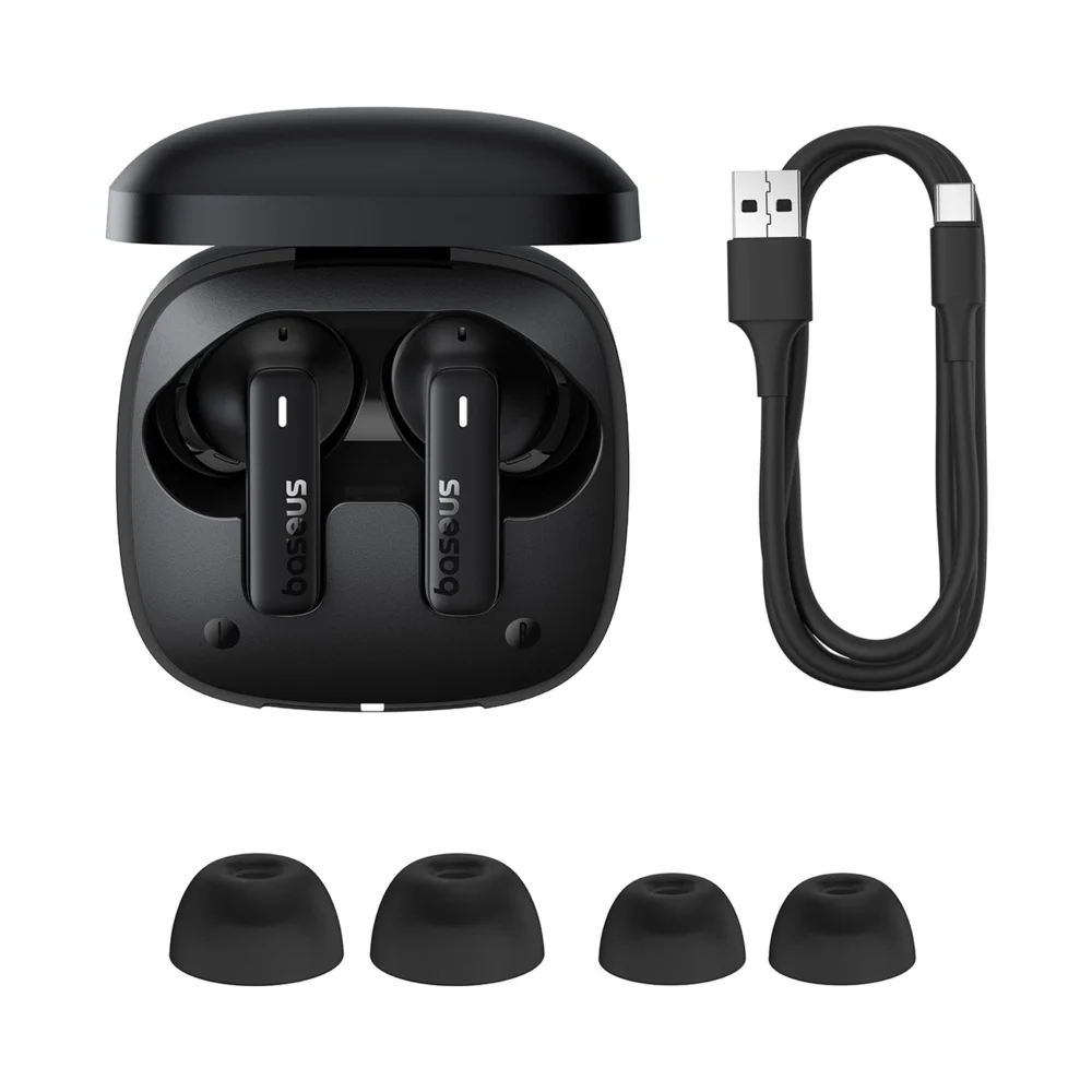 Baseus Bowie E19 TWS In-Ear Wireless Headphones - Blackeng