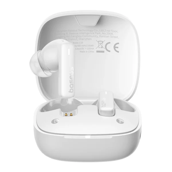 Baseus Bowie E19 TWS In-Ear Wireless Headphones - Whiteeng