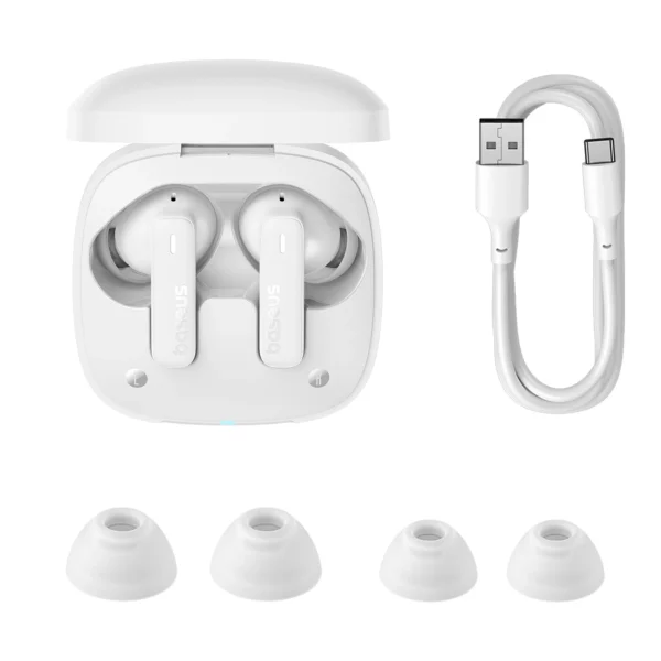 Baseus Bowie E19 TWS In-Ear Wireless Headphones - Whiteeng