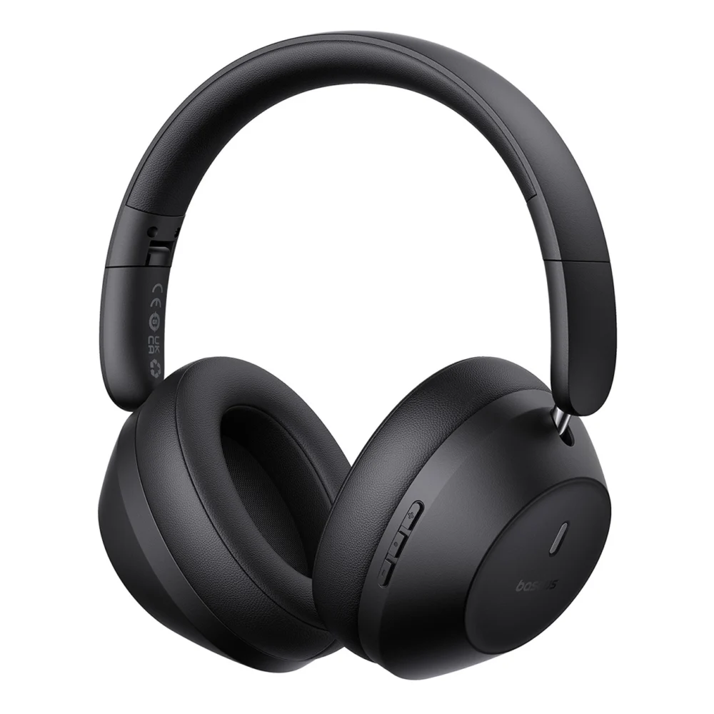 Baseus Bass 30 Max Wireless On-Ear Bluetooth 5.3 Headphones - Blackeng