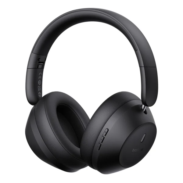 Baseus Bass 30 Max Wireless On-Ear Bluetooth 5.3 Headphones - Blackeng