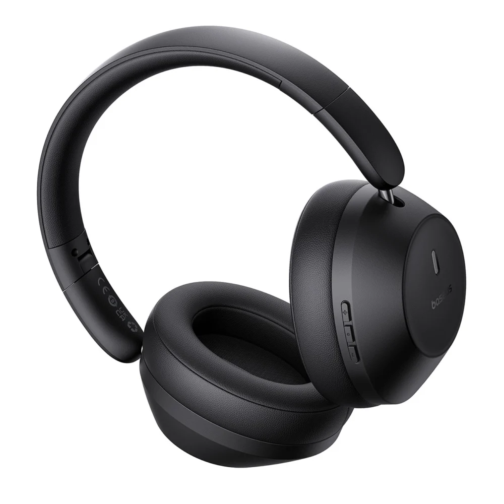 Baseus Bass 30 Max Wireless On-Ear Bluetooth 5.3 Headphones - Blackeng