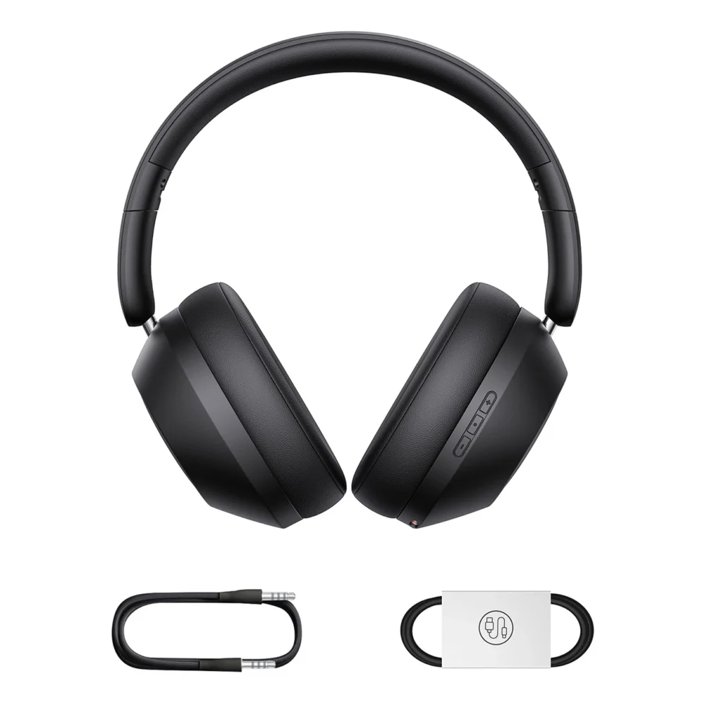 Baseus Bass 30 Max Wireless On-Ear Bluetooth 5.3 Headphones - Blackeng