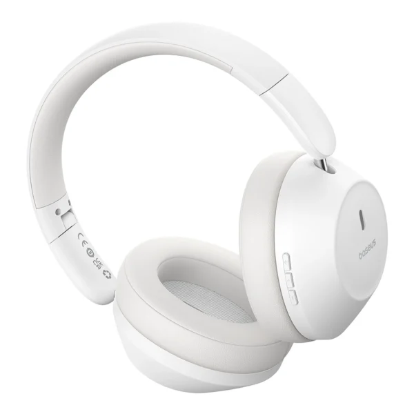 Baseus Bass 30 Max Wireless On-Ear Bluetooth 5.3 Headphones - Whiteeng