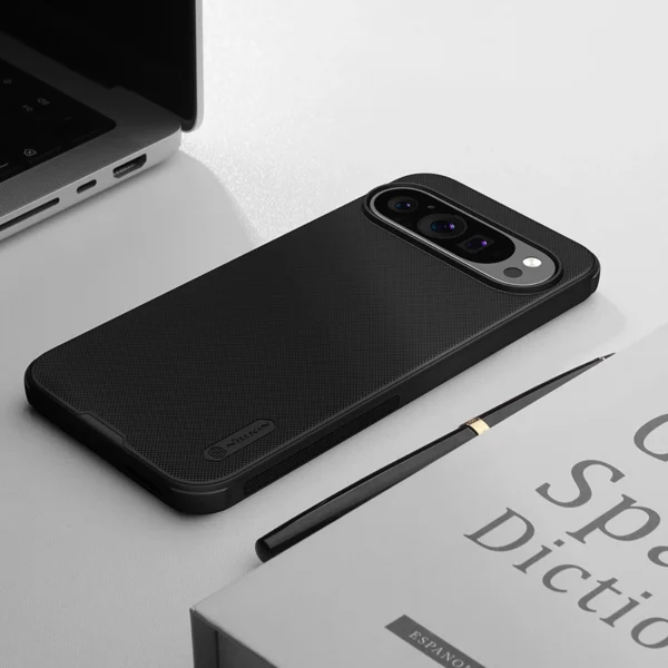 Nillkin Super Frosted Shield Pro Magnetic Case for Google Pixel 9 - blackeng