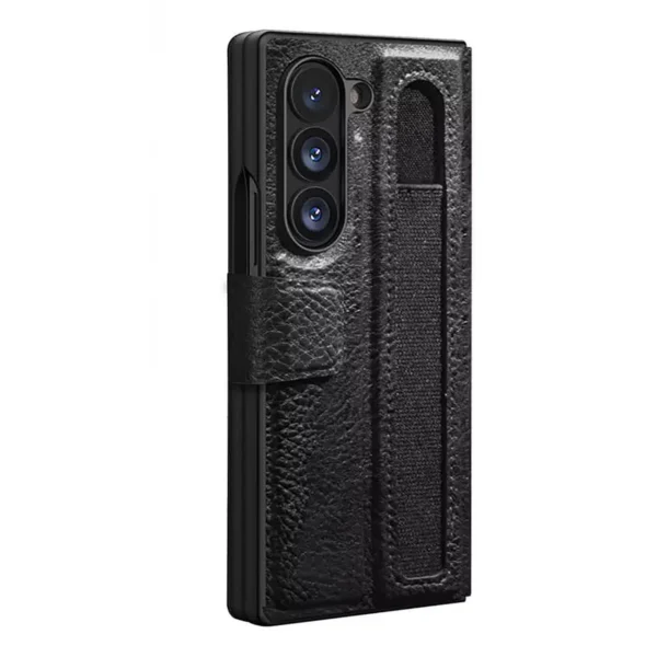 Nillkin Aoge Leather Case for Samsung Galaxy Z Fold 6 5G - blackeng