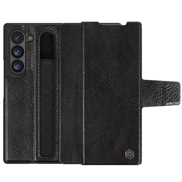 Nillkin Aoge Leather Case for Samsung Galaxy Z Fold 6 5G - blackeng