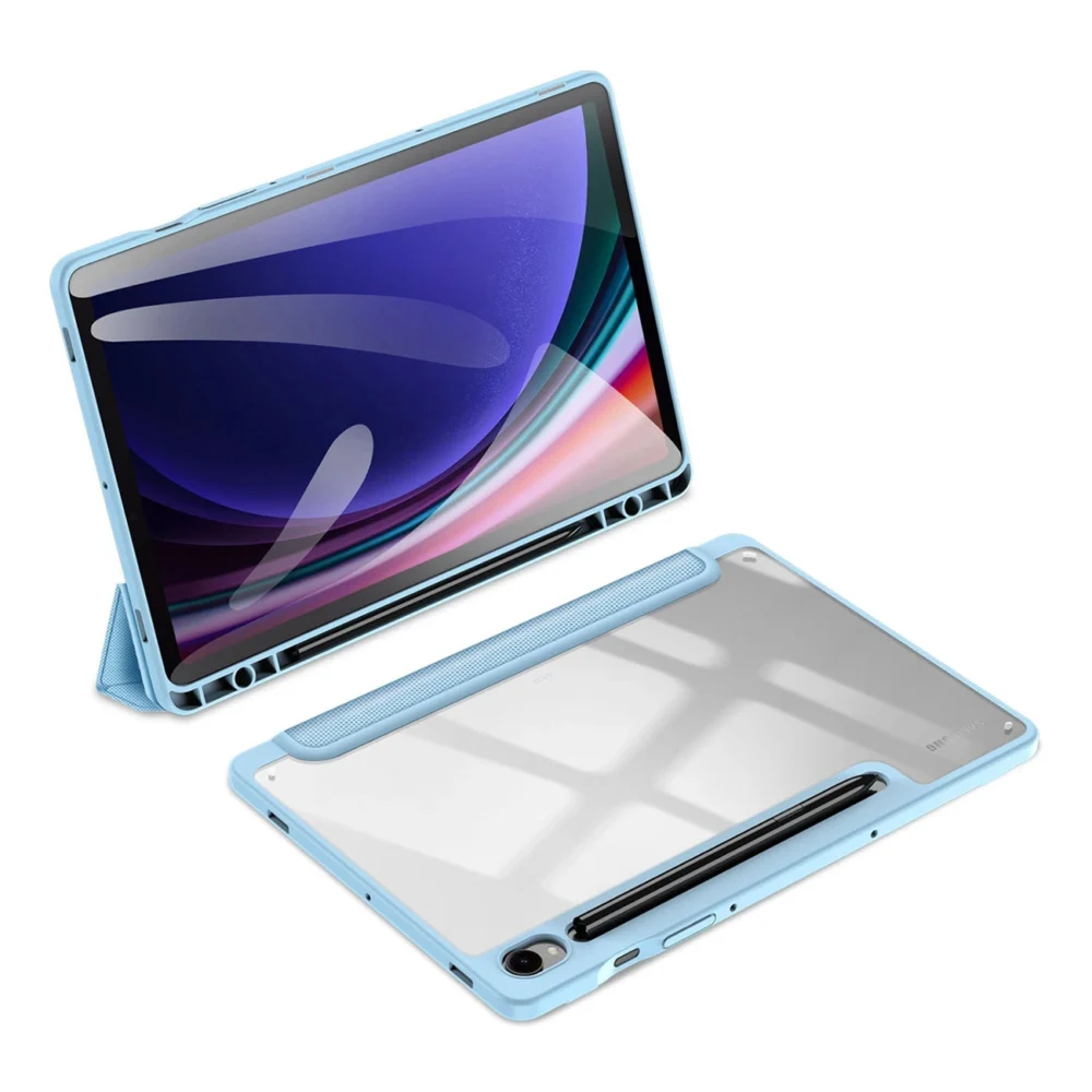 Dux Ducis Toby case with flap and stand for Samsung Galaxy Tab S9 / S9 FE - blueeng