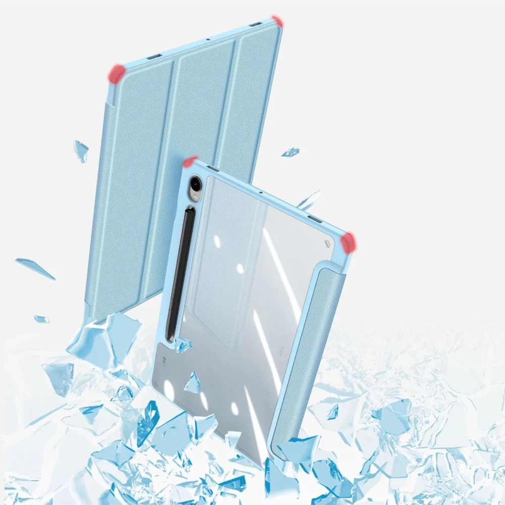 Dux Ducis Toby case with flap and stand for Samsung Galaxy Tab S9 / S9 FE - blueeng