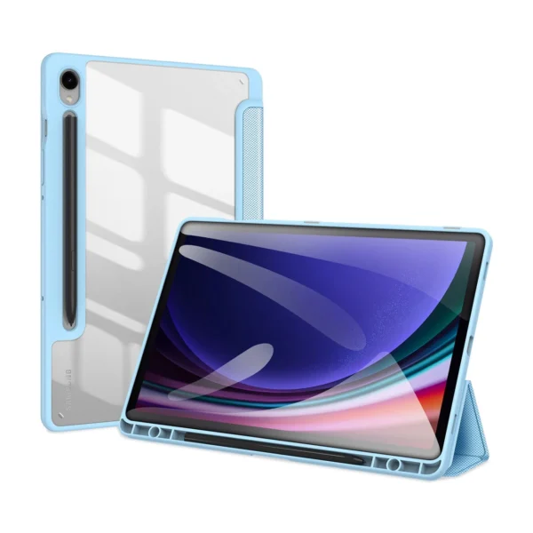 Dux Ducis Toby case with flap and stand for Samsung Galaxy Tab S9 / S9 FE - blueeng
