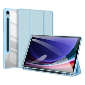 Dux Ducis Toby case with flap and stand for Samsung Galaxy Tab S9 / S9 FE - blueeng