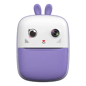 Mini Thermal Printer for Kids with Camera and Camcorder - Purpleeng