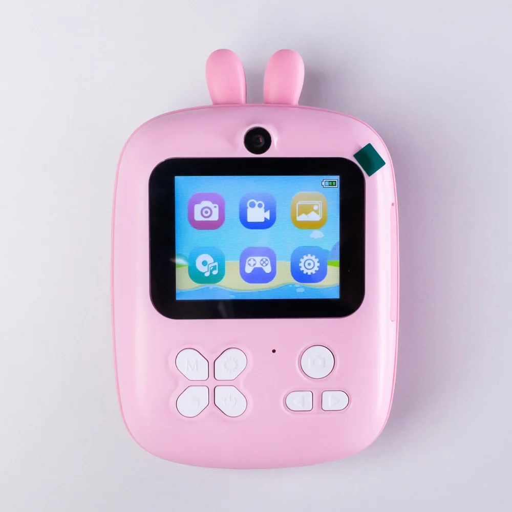 Mini Thermal Printer for Kids with Camera and Camcorder - Pinkeng