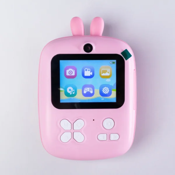 Mini Thermal Printer for Kids with Camera and Camcorder - Pinkeng
