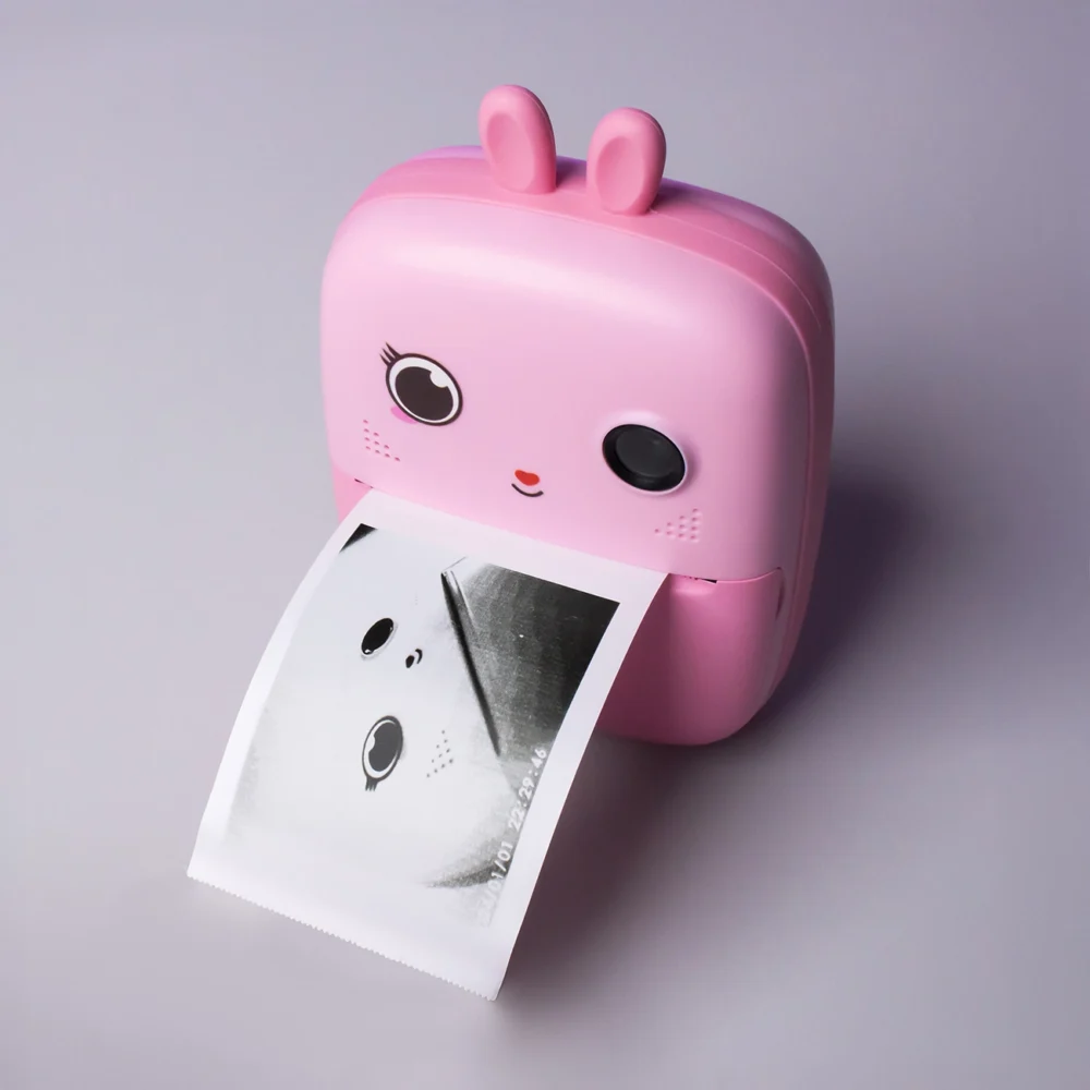 Mini Thermal Printer for Kids with Camera and Camcorder - Pinkeng