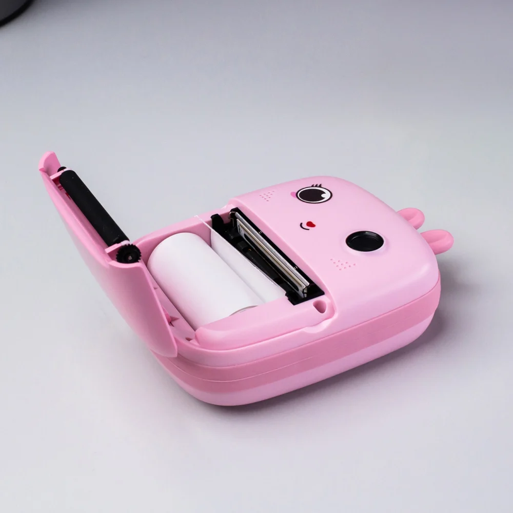 Mini Thermal Printer for Kids with Camera and Camcorder - Pinkeng