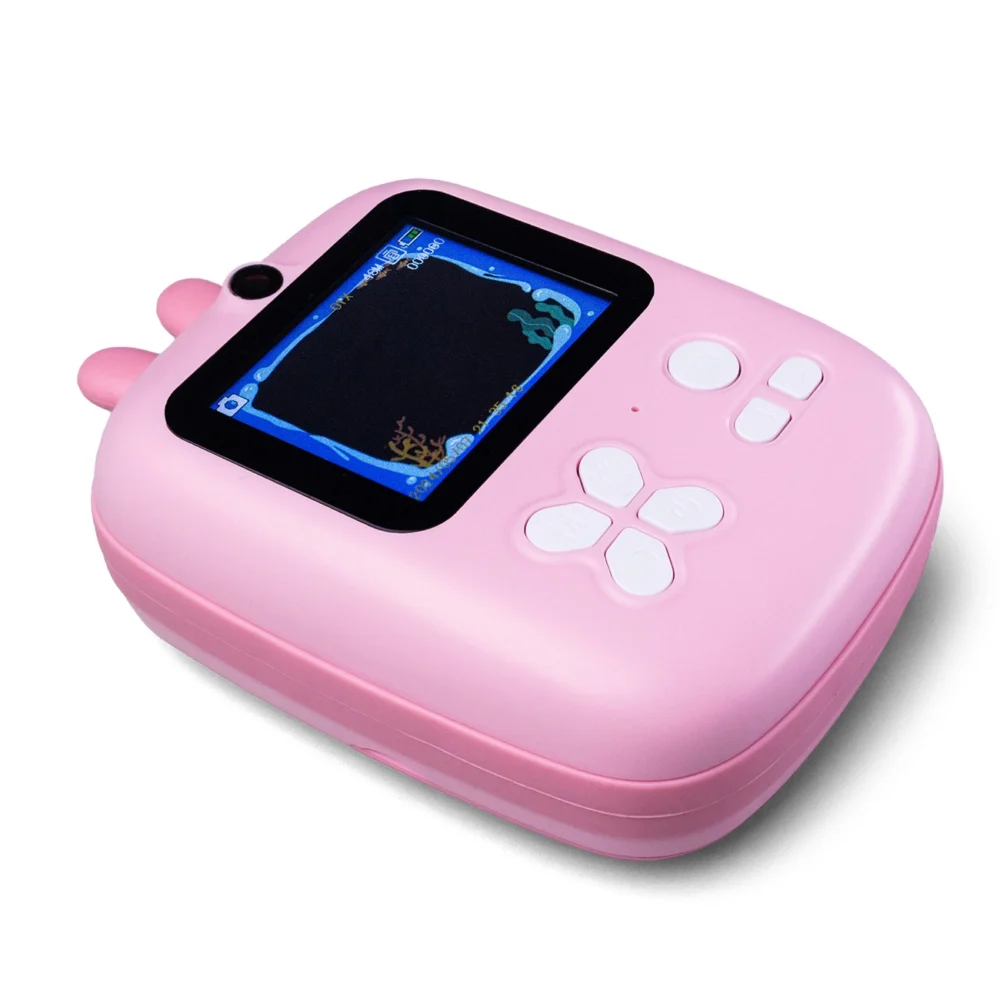 Mini Thermal Printer for Kids with Camera and Camcorder - Pinkeng