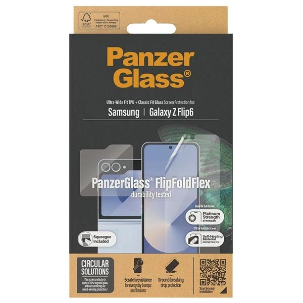 172551_4 PanzerGlass Bundle 2in1 foil + tempered glass for Samsung Galaxy Z Flip 6eng