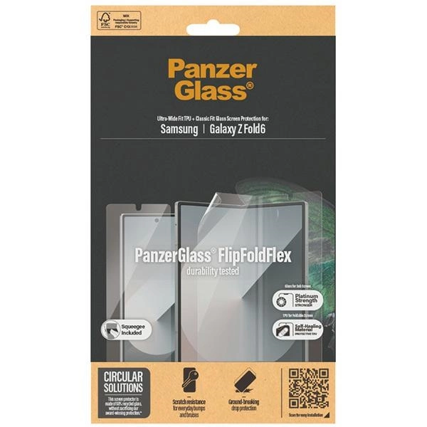 172552_4 PanzerGlass Bundle 2in1 Sam Z Fold6 F956 Screen Protector Ultra Wide-Fit + TPU Classic Fit 7371pol