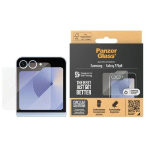 PanzerGlass Classic Fit glass on Samsung Galaxy Z Flip 6eng