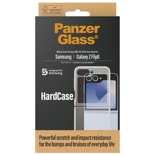 172556_4 PanzerGlass HardCase case for Samsung Galaxy Z Flip 6 - transparenteng
